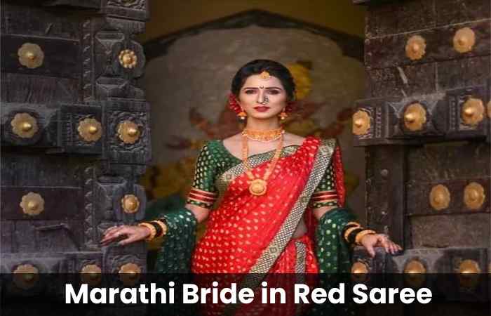 Maharashtrian Bride Look - Traditional Marathi Brides Marriage Look Designs (2)