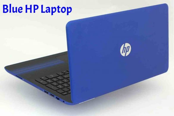 Blue HP Laptop