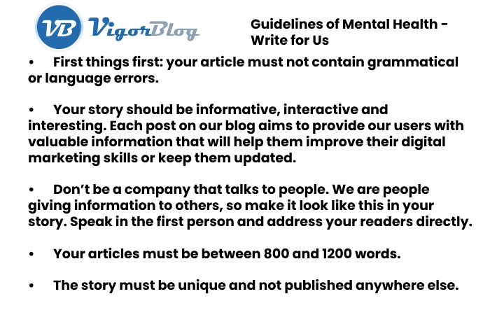 guidelines for vigorblog
