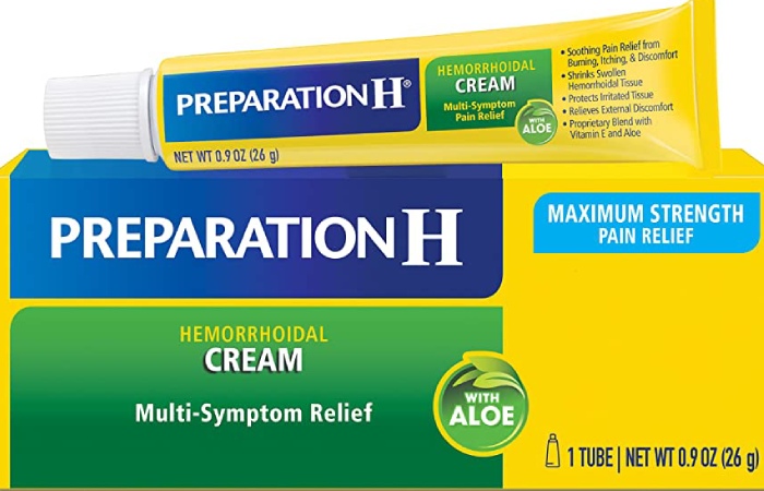 Preparation H Wipes Vs. Cream