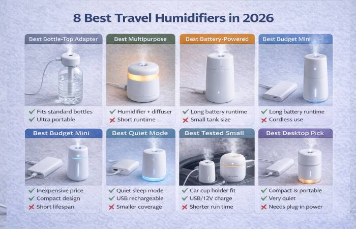 8 Best Travel Humidifiers