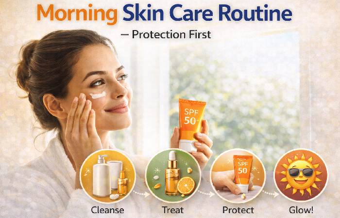 Morning Skin Care Routine — Protection First