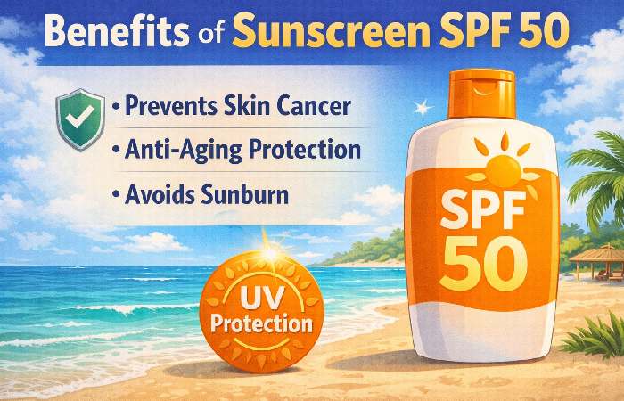 Benefits of Sunscreen SPF 50
