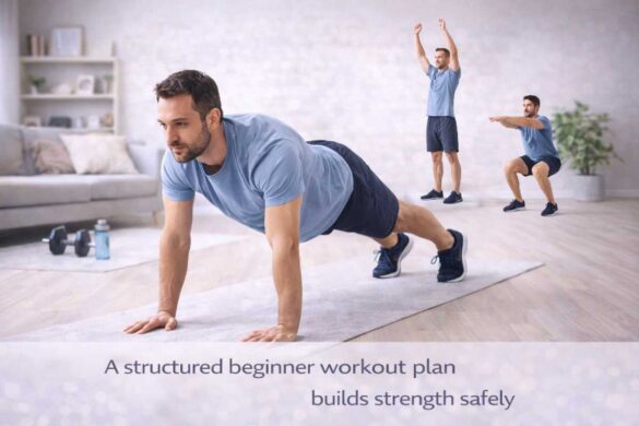 beginner workout plan bodyweight routine at home