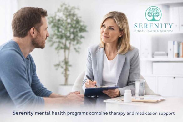 Serenity mental health programs combine therapy and medication support