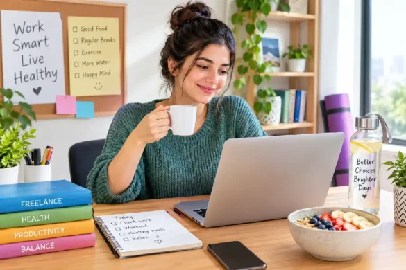 a healthier freelance routine